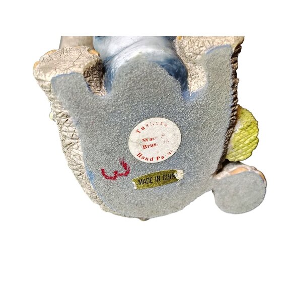 Vintage Tuskers Elephant Taking Bath Figurine, Bathing Bubbles Resin 1998 Cute - Picture 7 of 8